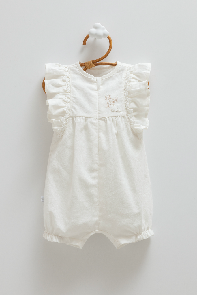 [TK2427.EKRU.56-62] أفرهول - White - Mini Lady (1-3 Months)